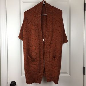 Anthropologie Drapey Short-Sleeve Cardigan